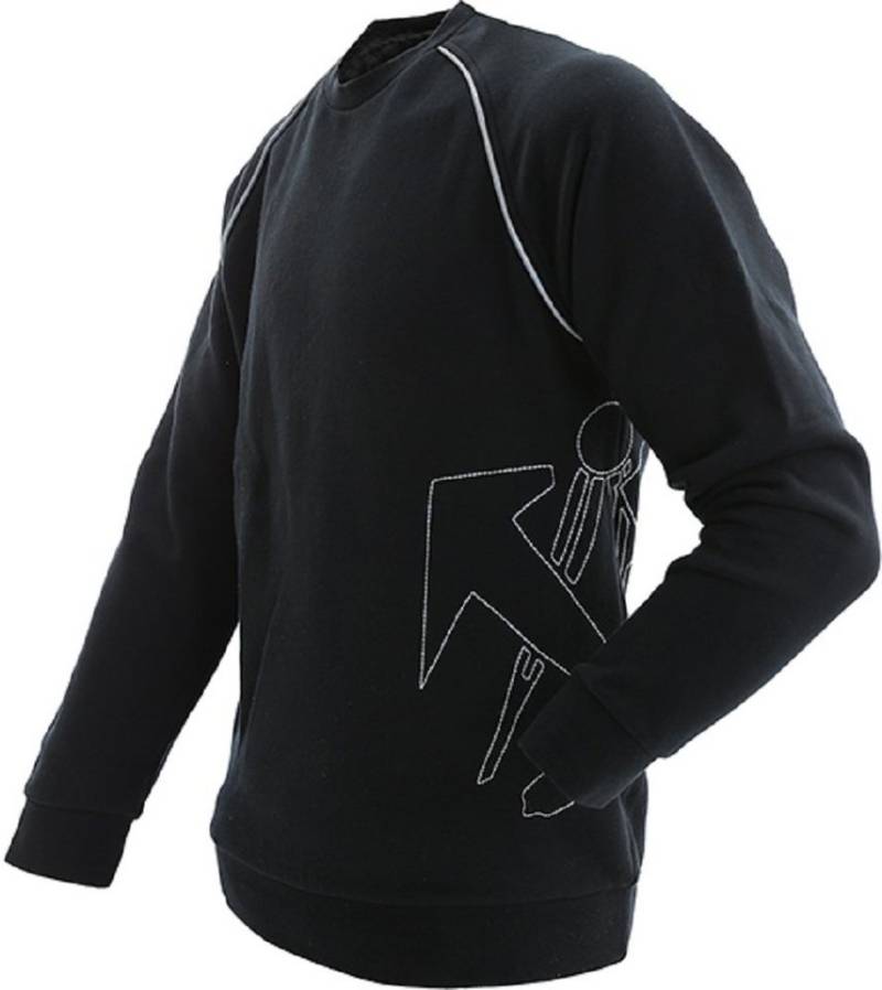 JOB Sweatshirt DACHDECKER-Sweat Sweatshirt Rundhals schwarz von JOB