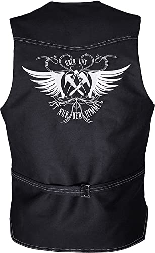 JOB Zunftweste Limited Doppel-Pilot schwarz Nierenschutz (56) von JOB