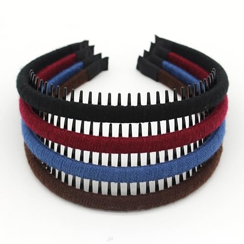 JOBAND Modisches Stirnband für Damen, geeignet zum Tragen von Winter-Haarbändern für Damen, Haar-Accessoires, zum Wickeln in Strickgarn, 1 Packung mit 4 Stück JOBAND Modisches Stirnband für Damen, geeignet zum Tragen von Winter-Haarbändern für Damen, Haar-Accessoires, zum Wickeln in Strickgarn, 1 Packung mit 4 Stück von JOBAND