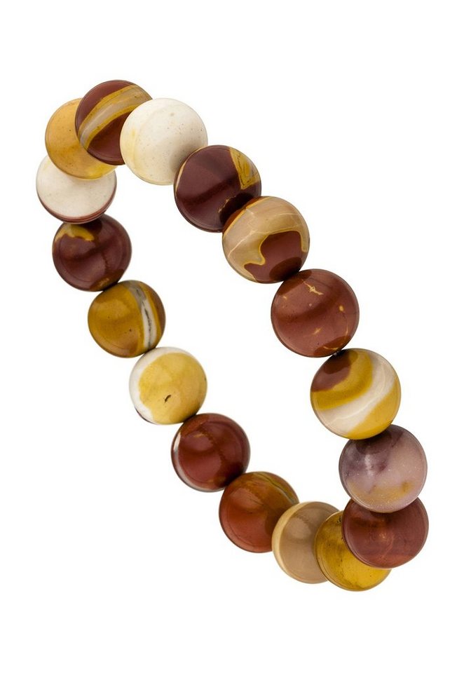 JOBO Armband Edelstainarmband, mit Mookait 19 cm von JOBO