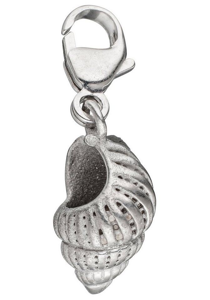 JOBO Charm-Einhänger Muschel, 925 Silber von JOBO