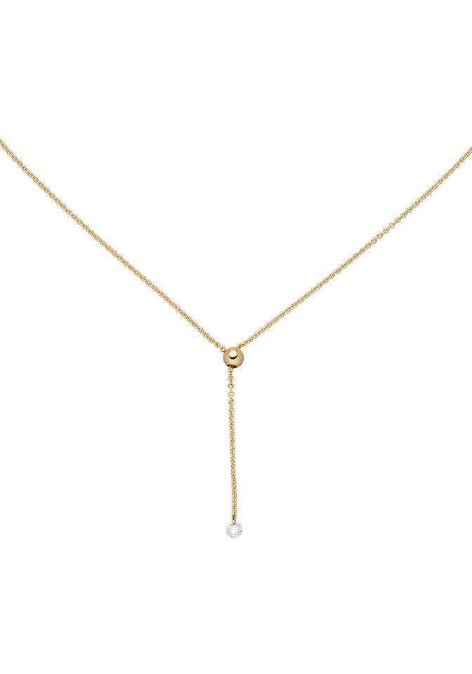 JOBO Collier, 750 Gold mit 1 Diamant 45 cm von JOBO