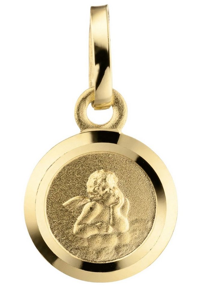 JOBO Engelanhänger Anhänger Engel Schutzengel, 333 Gold von JOBO