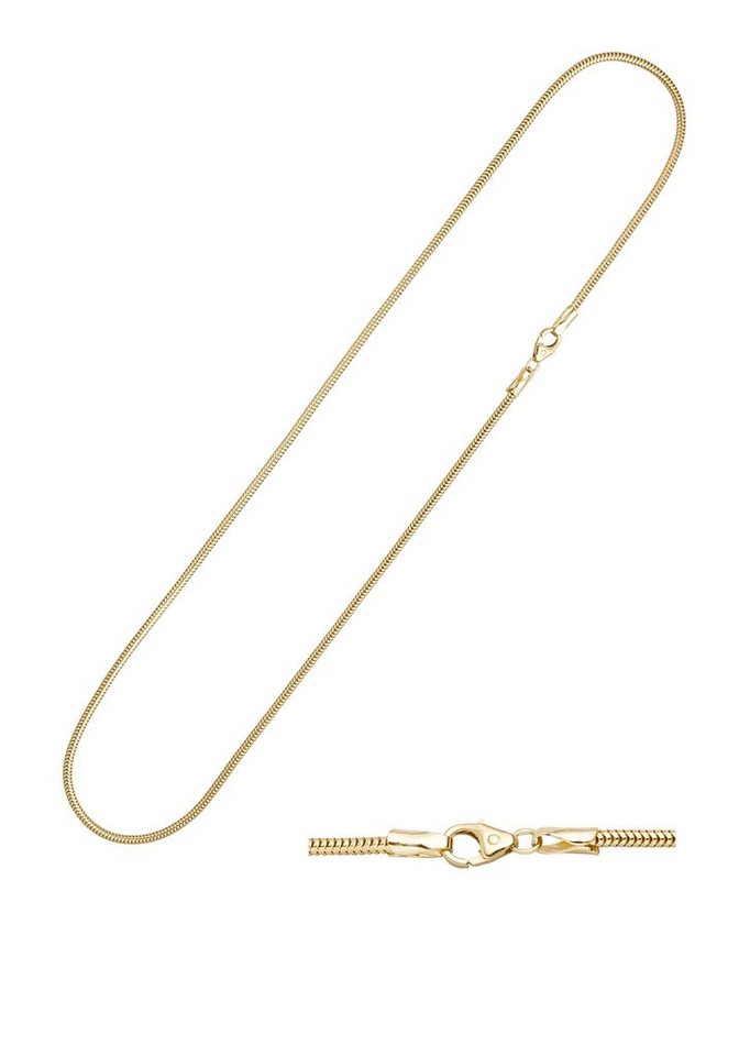 JOBO Goldkette, Schlangenkette 333 Gold 50 cm 2,4 mm von JOBO