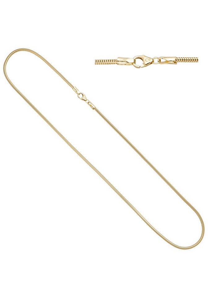 JOBO Goldkette, Schlangenkette 585 Gold 42 cm 2,4 mm von JOBO