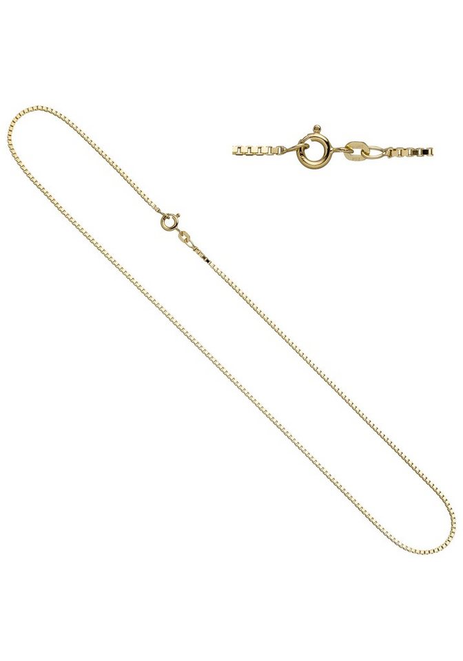 JOBO Goldkette, Venezianerkette 585 Gold 45 cm 1,0 mm von JOBO