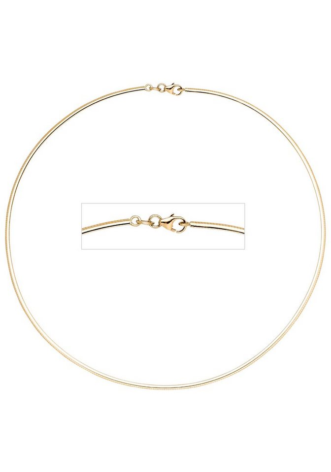 JOBO Halsreif, 585 Gold 42 cm 2 mm von JOBO