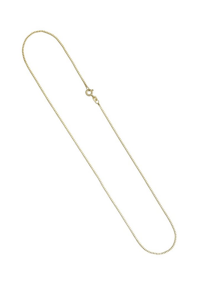 JOBO Kette ohne Anhänger Venezianerkette, 925 Silber vergoldet 50 cm 0,9 mm JOBO Kette ohne Anhänger Venezianerkette, 925 Silber vergoldet 50 cm 0,9 mm von JOBO