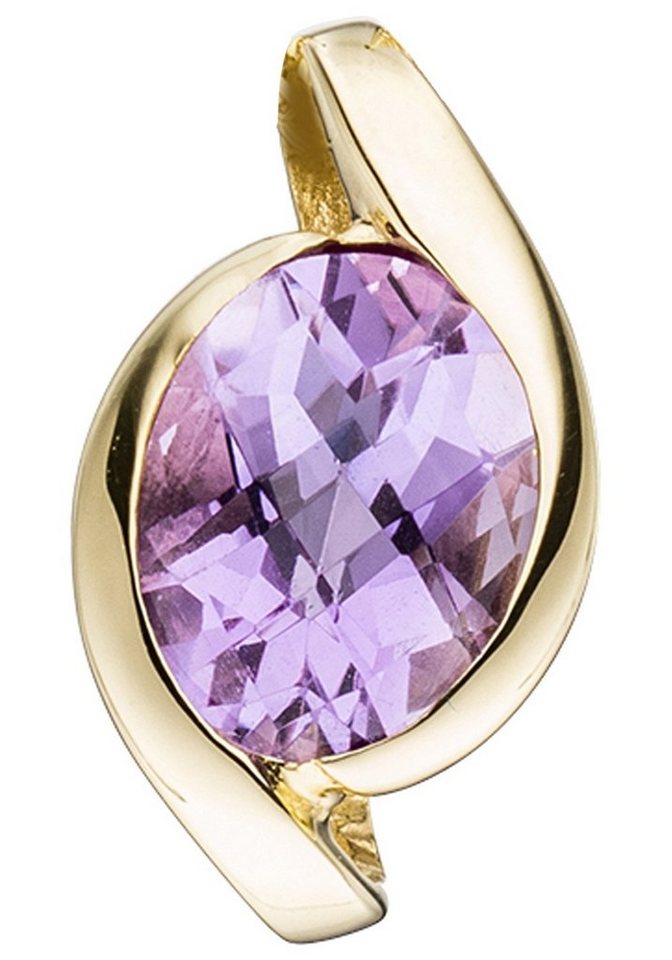 JOBO Kettenanhänger Anhänger mit Amethyst, 333 Gold JOBO Kettenanhänger Anhänger mit Amethyst, 333 Gold von JOBO