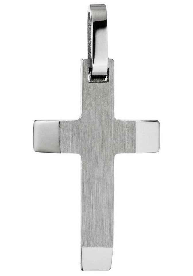 JOBO Kreuzanhänger Anhänger Kreuz, Edelstahl von JOBO