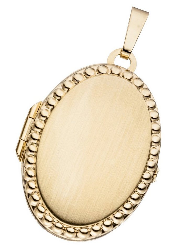 JOBO Medallionanhänger Anhänger Medaillon oval, 333 Gold von JOBO