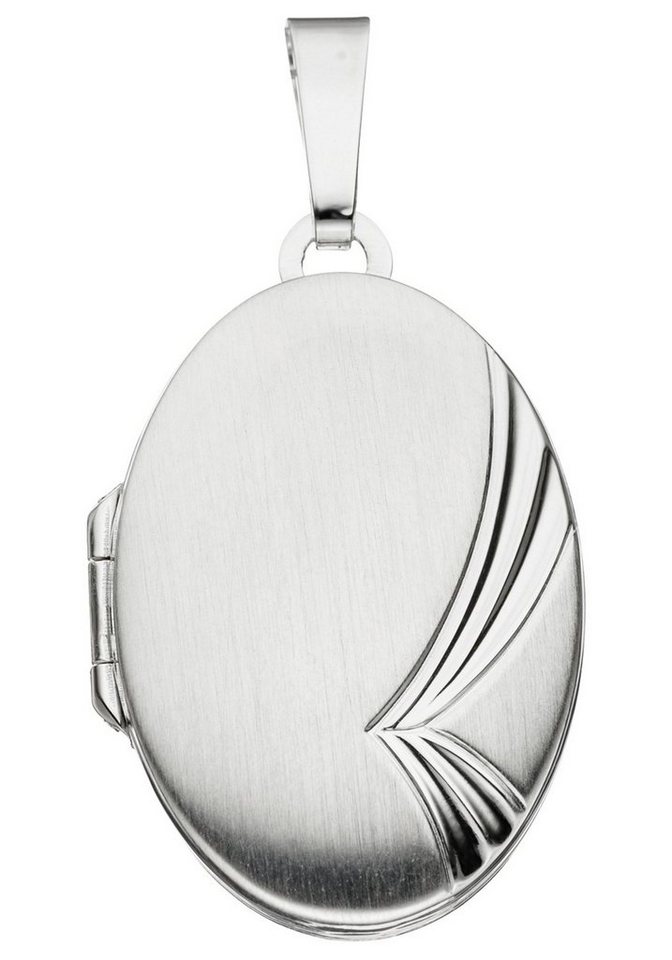 JOBO Medallionanhänger Anhänger Medaillon oval, 925 Silber von JOBO