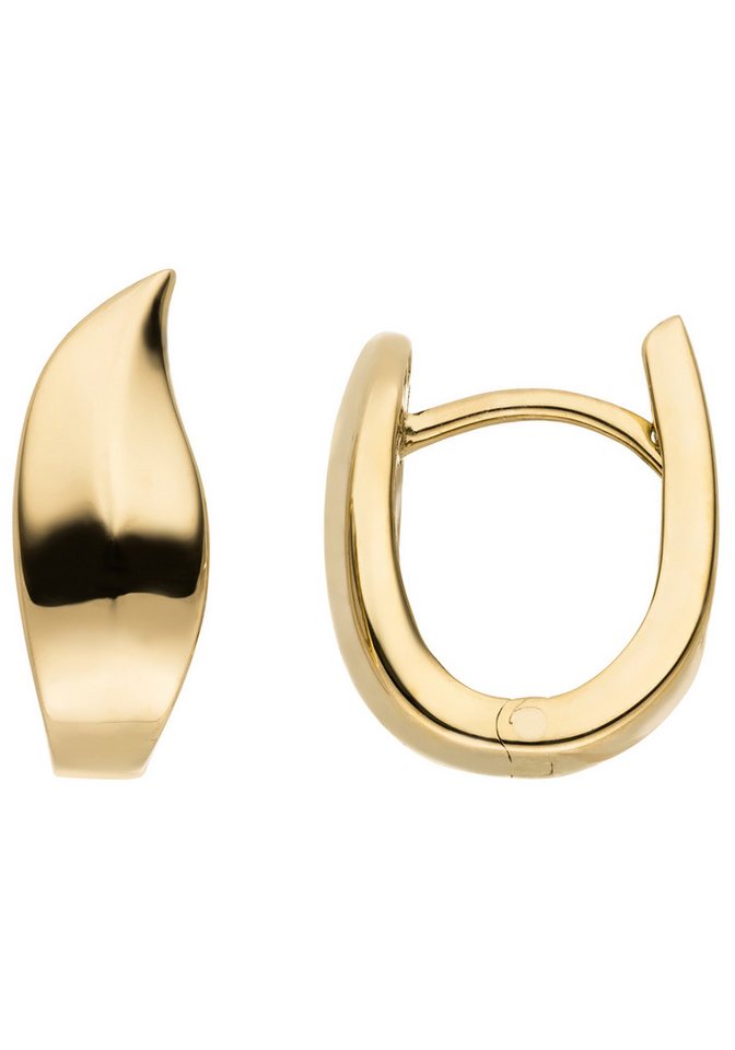 JOBO Paar Creolen Ohrringe 13 mm, 8 Karat 333 Gold von JOBO