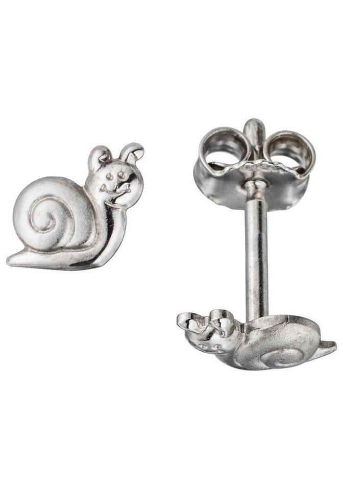 JOBO Paar Ohrstecker Schnecke, 925 Silber von JOBO