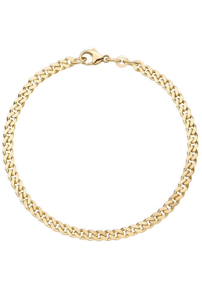 JOBO Panzerarmband Armband Panzer 3,9 mm, 333 Gold 21 cm von JOBO