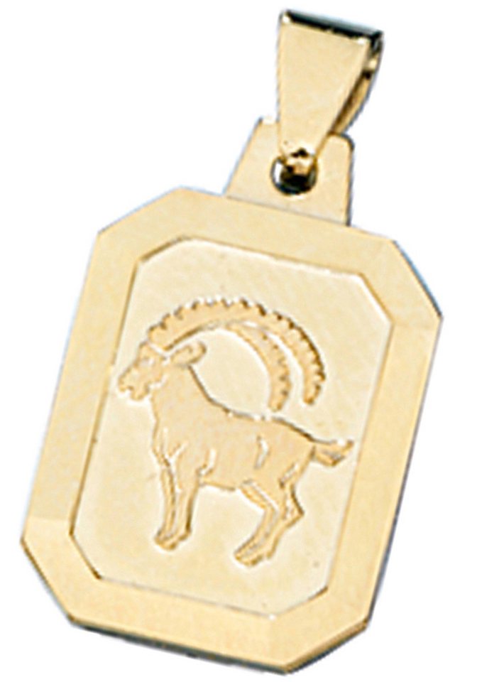 JOBO Sternzeichenanhänger Anhänger Sternzeichen, 333 Gold achteckig von JOBO