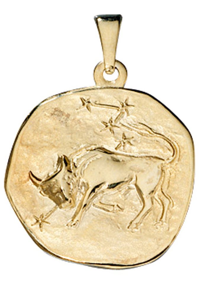 JOBO Sternzeichenanhänger Sternzeichen Stier, 333 Gold von JOBO