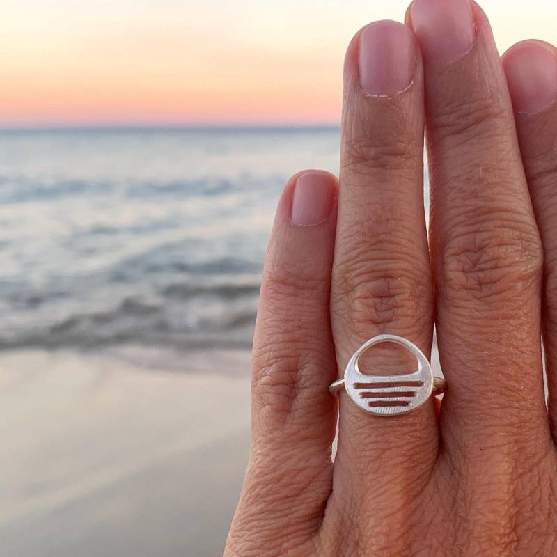Ozean | Silber925 Ring, Minimal Mein Logo Ozean | Silber925 Ring, Minimal Mein Logo von JOCEANjewelry