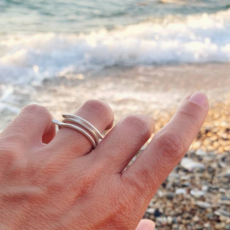 Salziges Ring Set | Silber925, Minimal Ringe Salziges Ring Set | Silber925, Minimal Ringe von JOCEANjewelry