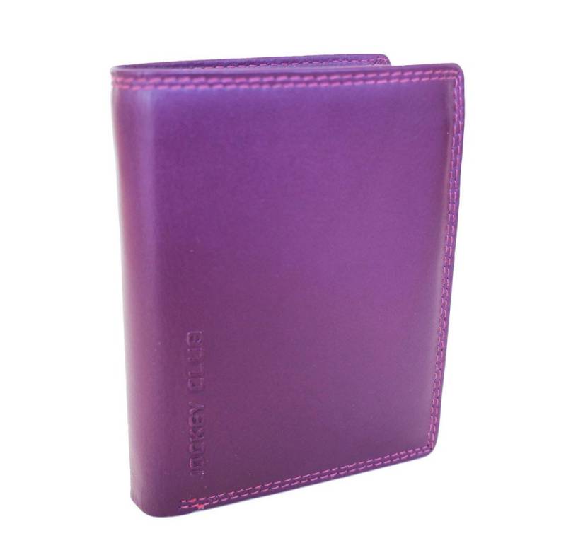 JOCKEY CLUB Geldbörse BO-KAAP M, hochkant, innen multicolor, 8 Kartenfächer, 2 Scheinfächer, Echtleder von JOCKEY CLUB