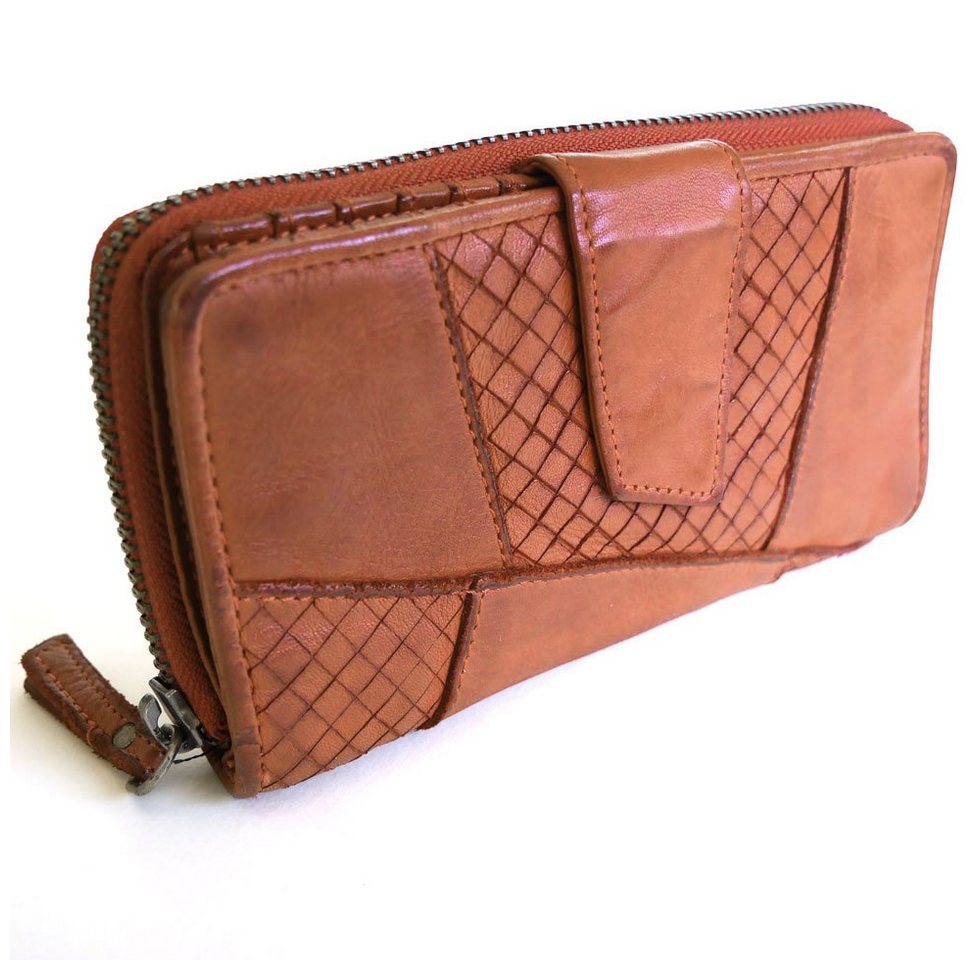 JOCKEY CLUB Geldbörse CAPE TOWN, extrem weiches Echtleder mit Metallreißverschluss, USED-OPTIK JOCKEY CLUB Geldbörse CAPE TOWN, extrem weiches Echtleder mit Metallreißverschluss, USED-OPTIK von JOCKEY CLUB