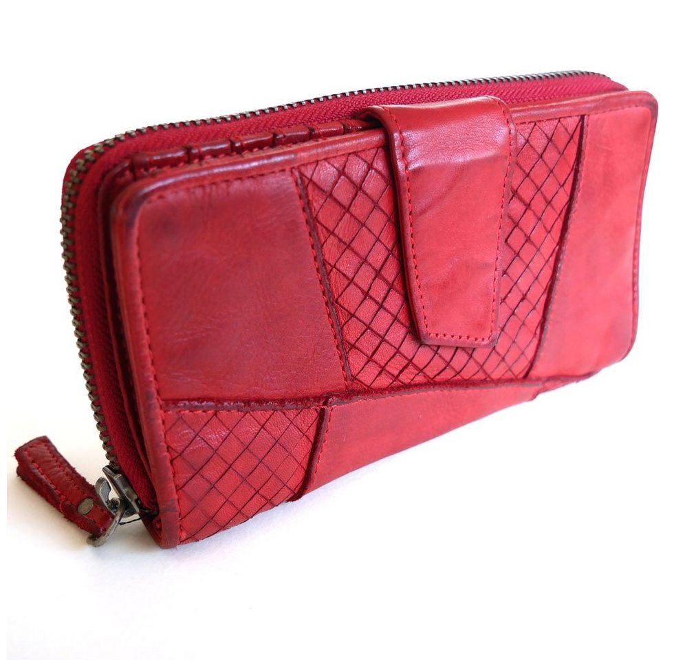 JOCKEY CLUB Geldbörse CAPE TOWN, extrem weiches Echtleder mit Metallreißverschluss, USED-OPTIK JOCKEY CLUB Geldbörse CAPE TOWN, extrem weiches Echtleder mit Metallreißverschluss, USED-OPTIK von JOCKEY CLUB