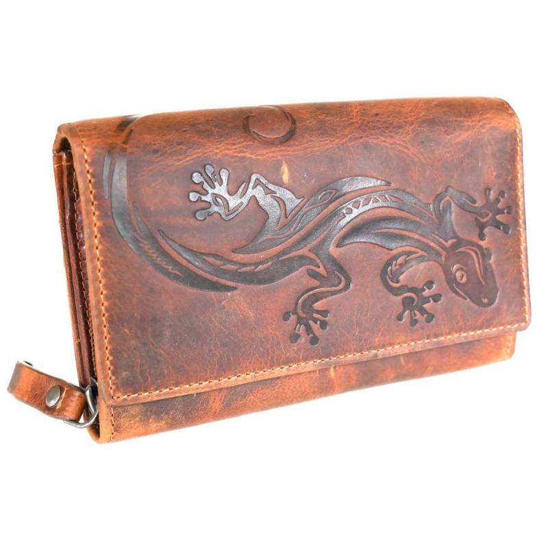 JOCKEY CLUB Geldbörse LA GECKO, 8 Kartenfächer mit RFID Schutz, 2 Scheinfächer, 1 Münzfach mit RV von JOCKEY CLUB