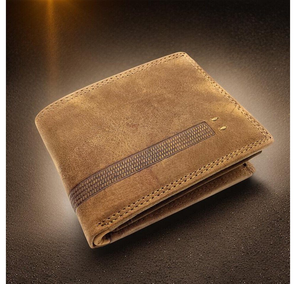 JOCKEY CLUB Geldbörse echt Leder Herren Portemonnaie mit RFID Schutz, robustes Hunterleder, Scheinfächer aus Leder JOCKEY CLUB Geldbörse echt Leder Herren Portemonnaie mit RFID Schutz, robustes Hunterleder, Scheinfächer aus Leder von JOCKEY CLUB