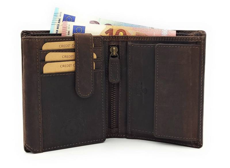JOCKEY CLUB Geldbörse rustikales echt Leder Herren Portemonnaie aus Büffelvollleder JOCKEY CLUB Geldbörse rustikales echt Leder Herren Portemonnaie aus Büffelvollleder von JOCKEY CLUB