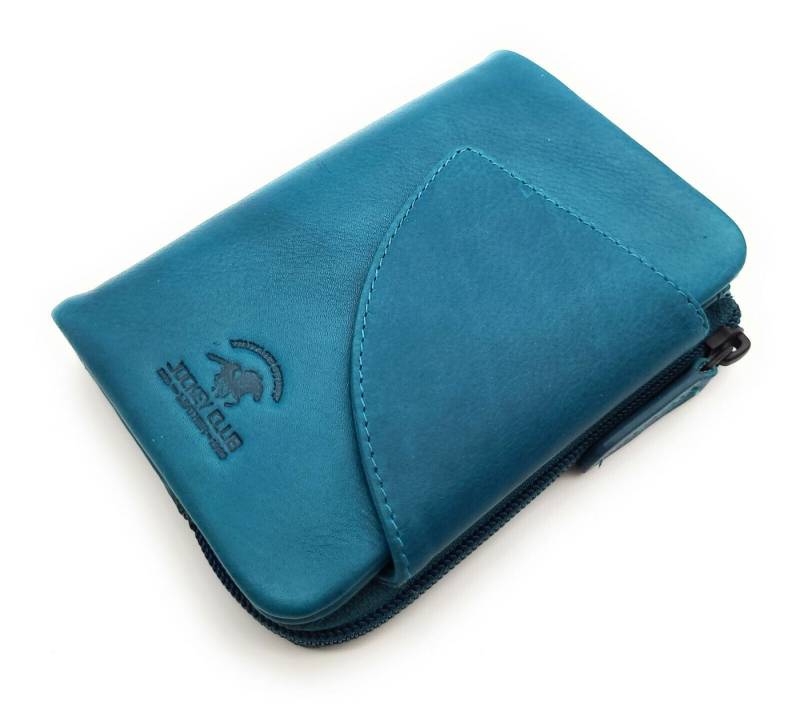 JOCKEY CLUB Geldbörse weiches echt Leder Portemonnaie mit 12 Kartenfächern, Außenriegel und RFID Schutz von JOCKEY CLUB