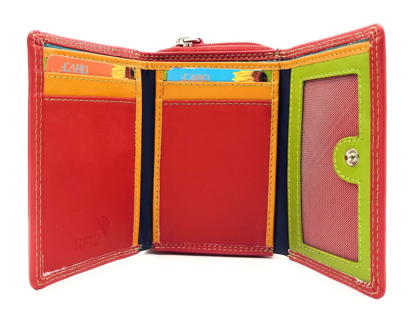 JOCKEY CLUB Mini Geldbörse Rio Piccolino Damen Portemonnaie Leder RFID-Schutz tropische Farben JOCKEY CLUB Mini Geldbörse Rio Piccolino Damen Portemonnaie Leder RFID-Schutz tropische Farben von JOCKEY CLUB
