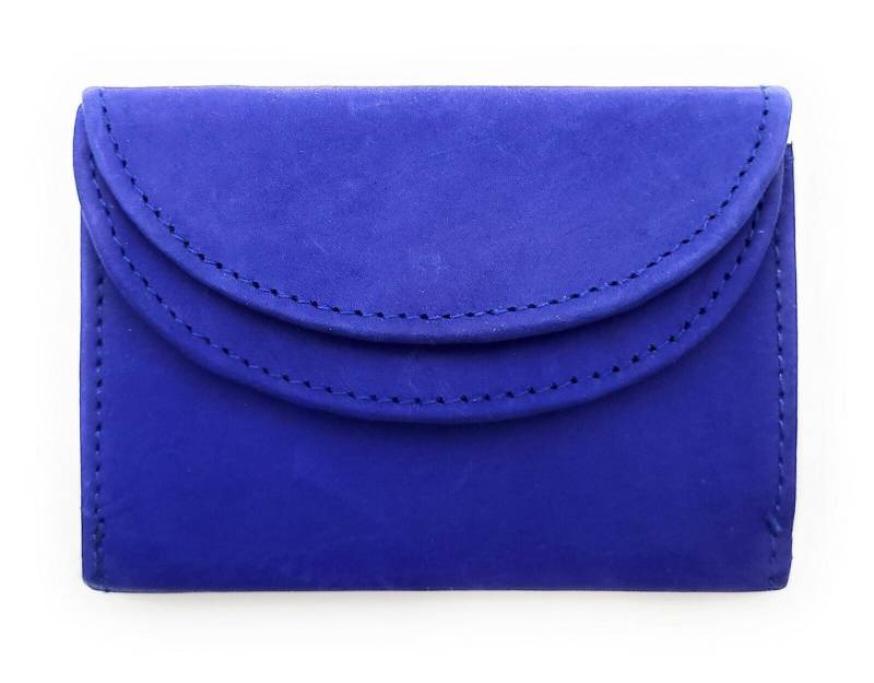 JOCKEY CLUB Mini Geldbörse kleines echt Leder Portemonnaie, Urlaubsbörse mit RFID Schutz, Wickelbörse mit Münzfach, Scheinfach, 3 Kartenfächer, Fotofach von JOCKEY CLUB