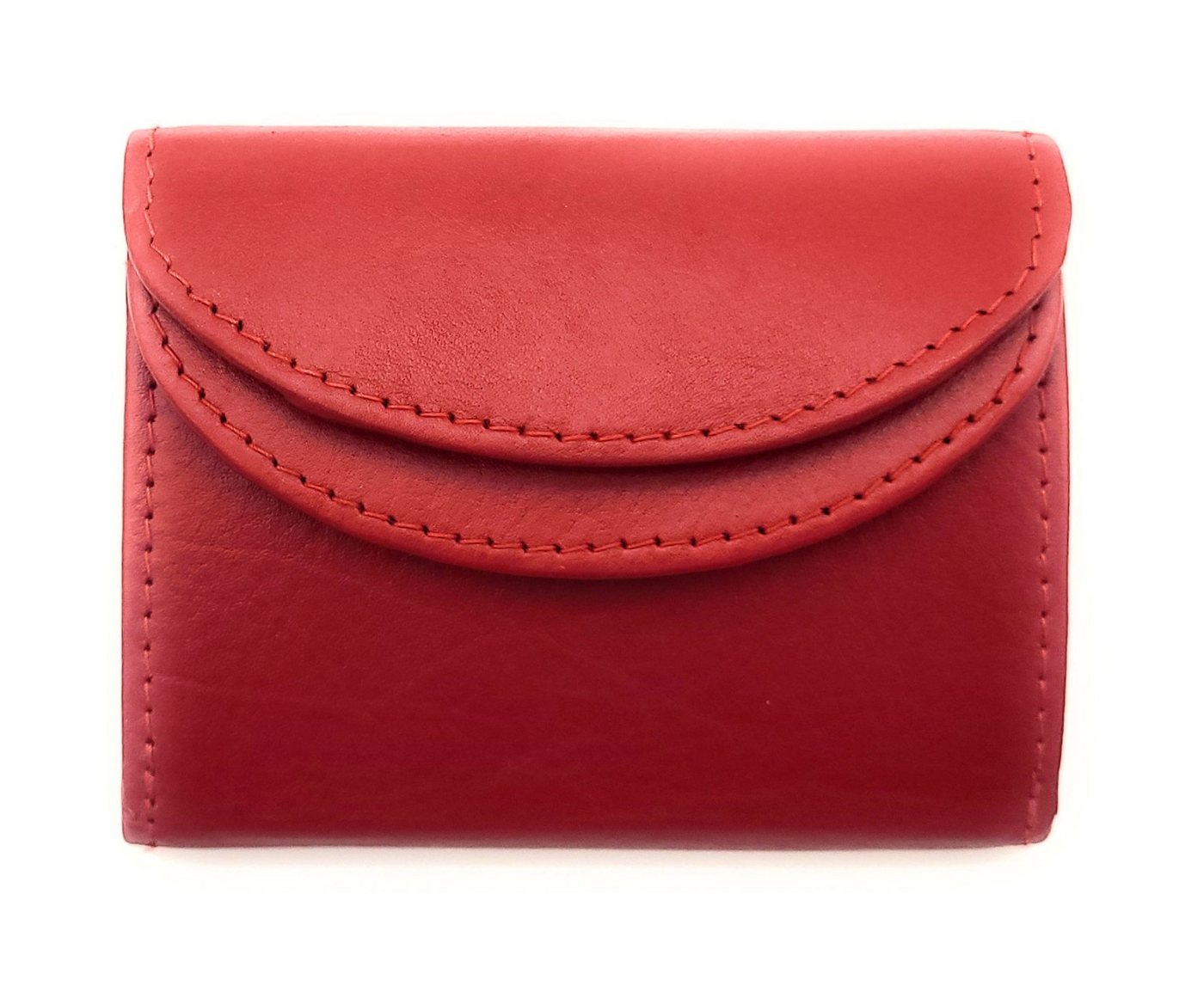 JOCKEY CLUB Mini Geldbörse kleines echt Leder Portemonnaie, Urlaubsbörse mit RFID Schutz, Wickelbörse mit Münzfach, Scheinfach, 3 Kartenfächer, Fotofach von JOCKEY CLUB