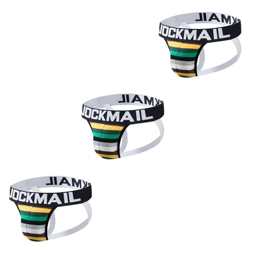 JOCKMAIL 3 Stück/Pack Herren Slip Suspensorium Unterwäsche Sportlich Suspensorium Sport Unterwäsche Slips Athletische Unterstützer JOCKMAIL 3 Stück/Pack Herren Slip Suspensorium Unterwäsche Sportlich Suspensorium Sport Unterwäsche Slips Athletische Unterstützer von JOCKMAIL