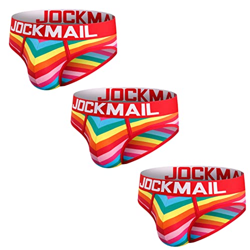 3 Stück Pack Herren Slip Unterwäsche Baumwolle Mode Herren Unterwäsche Slip Gemütlich Unterhose zum Sport von JOCKMAIL