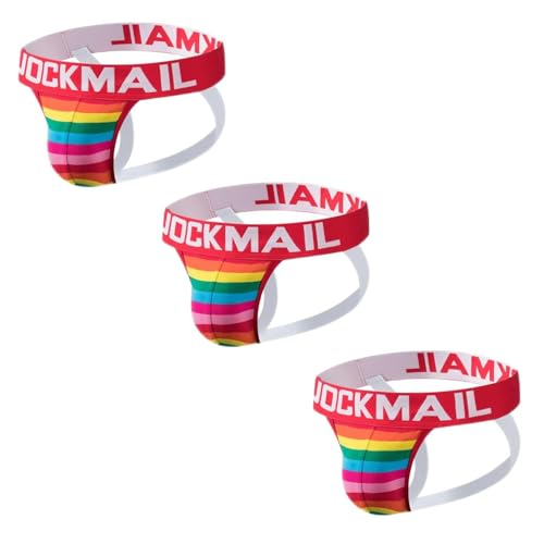 JOCKMAIL 3 Stück Pack Herren Slip Unterwäsche Baumwolle Mode Herren Unterwäsche Slip Gemütlich Unterhose zum Sport JOCKMAIL 3 Stück Pack Herren Slip Unterwäsche Baumwolle Mode Herren Unterwäsche Slip Gemütlich Unterhose zum Sport von JOCKMAIL