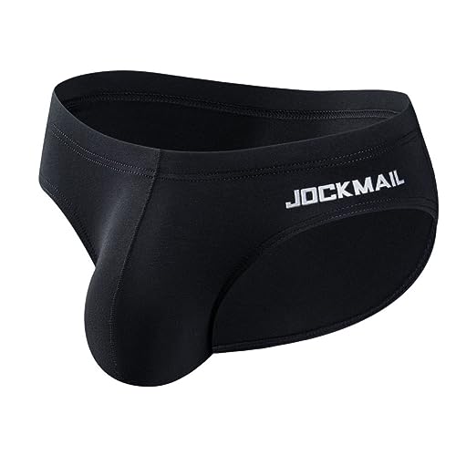 JOCKMAIL Herren-Boxershorts, Baumwolle, weich, atmungsaktiv, Unterhose, 396 Schwarz, XXL JOCKMAIL Herren-Boxershorts, Baumwolle, weich, atmungsaktiv, Unterhose, 396 Schwarz, XXL von JOCKMAIL