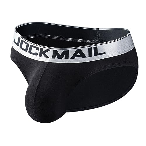 JOCKMAIL Herren-Boxershorts, Baumwolle, weich, atmungsaktiv, Unterhose, 397 Schwarz, XL JOCKMAIL Herren-Boxershorts, Baumwolle, weich, atmungsaktiv, Unterhose, 397 Schwarz, XL von JOCKMAIL