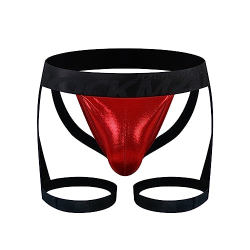 JOCKMAIL Herren Jockstrap Unterwäsche mit Big Pouch Leggings Athletic Supporter Jockstrap Herren Sportunterwäsche von JOCKMAIL