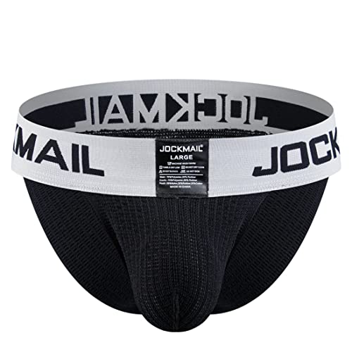 JOCKMAIL Herren Slip Unterwäsche Breit Gürtel Sportlich Unterwäsche Slip Baumwolle Herren Unterwäsche Slip Sport Unterwäsche von JOCKMAIL