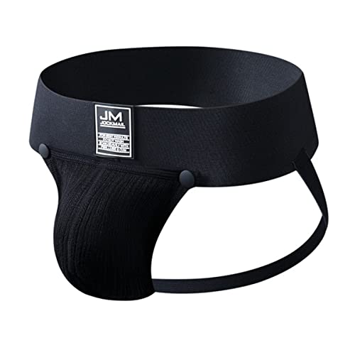 JOCKMAIL Herren Unterwäsche Jockstrap Weit Gürtel Abnehmbar Beutel Athletisch Unterstützer Jockstrap Herren Sport Unterwäsche von JOCKMAIL