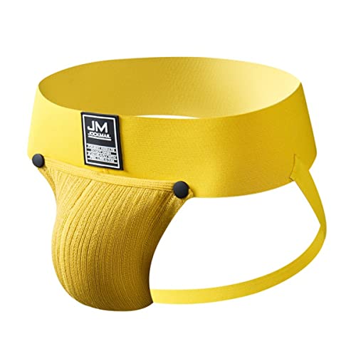 JOCKMAIL Herren Unterwäsche Jockstrap Weit Gürtel Abnehmbar Beutel Athletisch Unterstützer Jockstrap Herren Sport Unterwäsche von JOCKMAIL