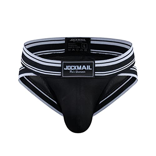 JOCKMAIL Herren Unterwäsche Slips Breiter Gürtel Athletische Unterwäsche Slips Herren Sport Slips Unterhose von JOCKMAIL