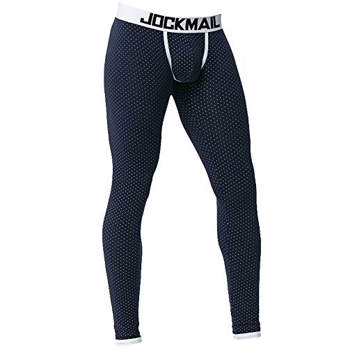 JOCKMAIL Longpant Longleg Funktionsunterwäsche Lange Unterhose Thermo Blau (L) von JOCKMAIL