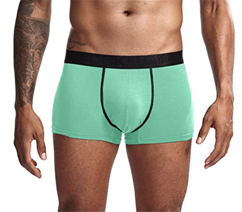 JOCKMAIL Super gemütlich Herren Boxer Herren Boxershorts Modal Weich Herren Unterwäsche Mikro Trennen Taschen Gesundheitsvorsorge Männer Boxershorts (as3, Alpha, m, Regular, Regular, Grün) von JOCKMAIL