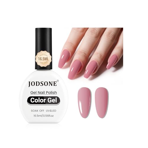 JODSONE 16,5 ml Gel Politur Dusty Roses Gel Polish Nagel Soak Off U V Nail Lamp Art Maniküre Salon DIY Home Einfarbig Geschenk für Frauen Mädchen von JODSONE