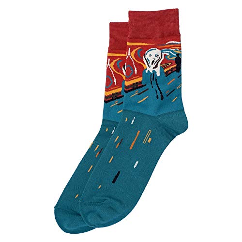 Joe Cool Herren Socken Munch The Scream aus Baumwolle und Spandex von JOE COOL