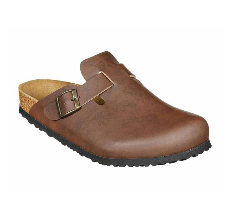 JOE N JOYCE Amsterdam SynSoft Damen & Herren Clog Braun Normal Gr. 36 Hausschuh von JOE N JOYCE