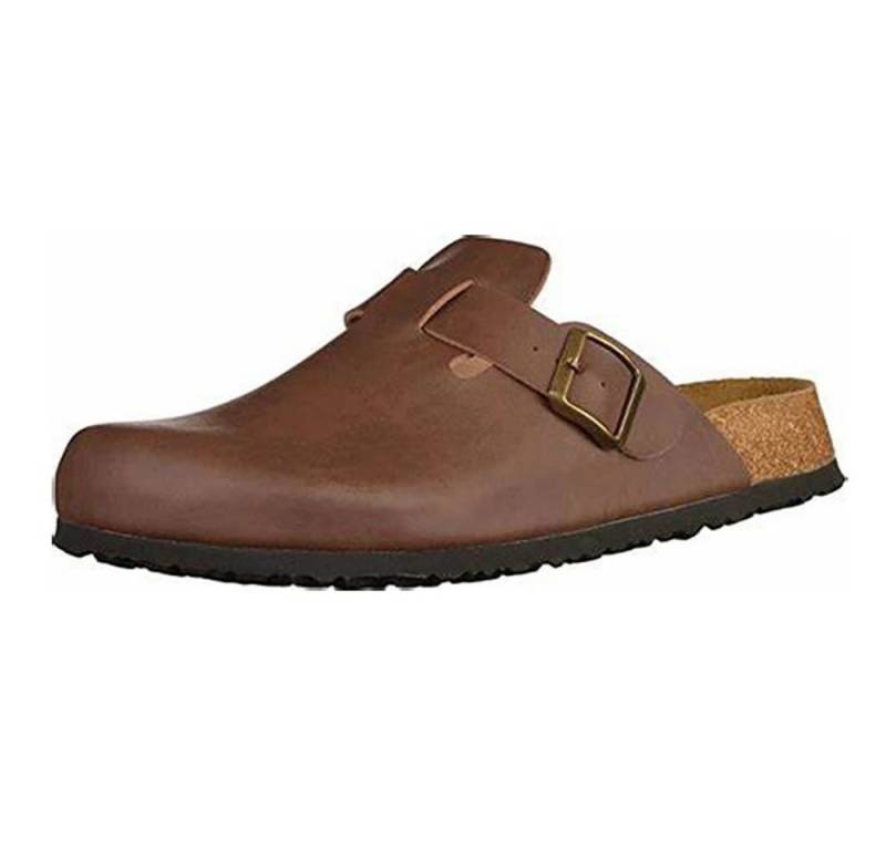 JOE N JOYCE Amsterdam SynSoft Damen & Herren Clog Braun Normal Gr. 41 Hausschuh von JOE N JOYCE