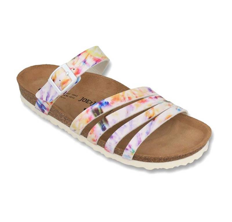 JOE N JOYCE Rome SynSoft Damen Pantolette Multi Pink Normal Gr. 40 Pantolette von JOE N JOYCE